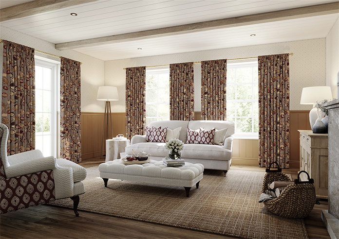 Honesty, Cerise - Made to Measure Curtains - Image 7